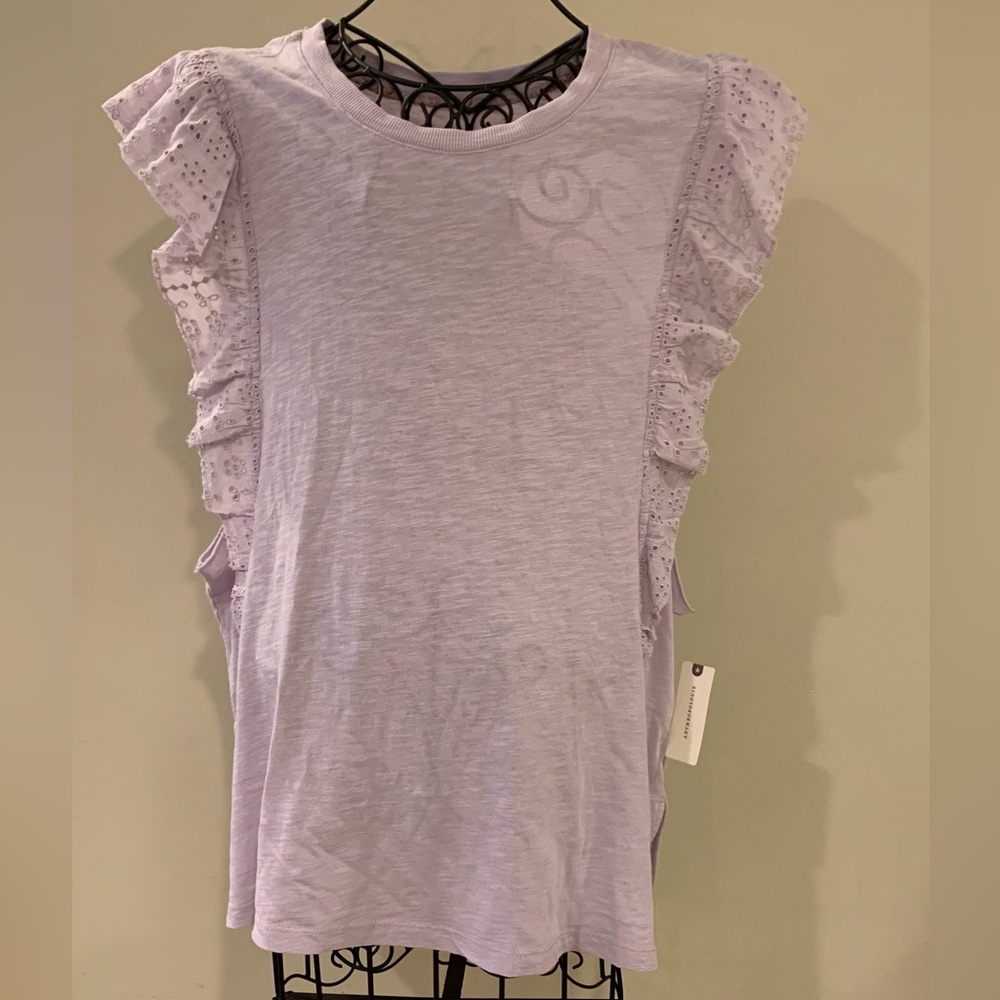 Ruffled-Sleeve Tunic